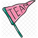 Teamflagge Sportflagge Emblem Symbol