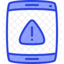 Mobile Alert Message Dual Ton Icon Icône