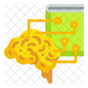 Tecnologia Cerebral IA Automato Ícone