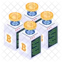 Tecnologia Btc Tecnologia Criptografica Tecnologia De Mineracao De Bitcoin Ícone