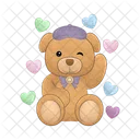 Teddy Bear Gift Love Icon