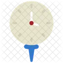 Tee Clock Tee Golf Tee Icon