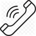 수신기 전화 수신기 통화 아이콘