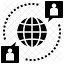 통신 인간 네트워크 아이콘