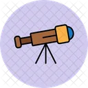 Telescope Space Science Icon