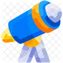 Telescope Lesson Education Icon