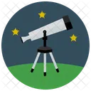 Telescope Research Observation Icon