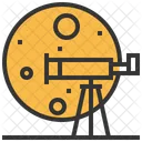 Telescope Sky Optical Icon