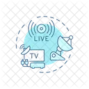 Television communication  Icon