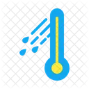 Temperatur Regen Klima Gemassigt Gefriertemperatur Temperatur Symbol