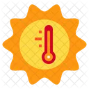 Temperatura caliente  Icono