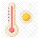 Temperatura de verano  Icono