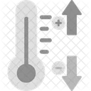 Temperature Control Indicator Monitoring Icon