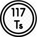 Tennessine Periodic Table Chemistry Icon