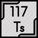 Tennessine Periodic Table Chemistry Icon