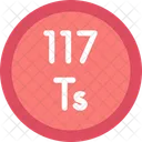 Tennessine Periodic Table Chemistry Icon