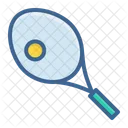 Tennis Racket Ball Icon