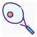 Tennis Racket Ball Icon