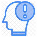 Tense Mind Thought Icon