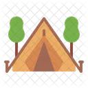 Tent Camp Camping Icon