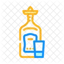 Tequila Glass Bottle Icon