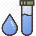 Test Tube Blood Sample Vaccine Icon