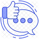 Positive Interaction Appreciation Customer Rating Icon