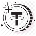 Tether Coin Crypto Icon