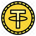 Tether Usdt Blockchain Crypto Digital Money Cryptocurrency Icon