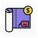 Textile Price  Icon