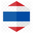 Thailand Flag Country Icon