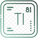 Thallium Chemistry Periodic Table Icon