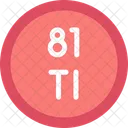 Thallium Periodic Table Chemistry Icon