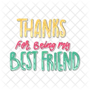 Thanks For Being My Best Friends Friendship Besties アイコン