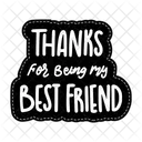 Thanks for being my best friends  Icône