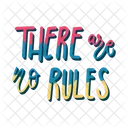 There are no rules  Icon