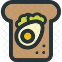 Thick Sandwich Icon