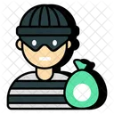 Thief Robber Criminal Icon