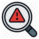 Threat Detection Incident Response Monitoring Icon