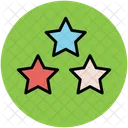 Three Stars Like Icon