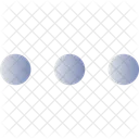 Horizontal Dots Menu Icon