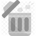 Throwing Trash Bin Garbage Icon