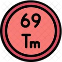 Thulium Periodic Table Chemistry Icon