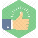 Thumbs Up Like Feedback Icon