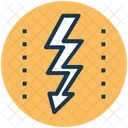 Reaction Thunder Sign Icon