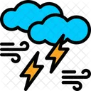 Thundercloud Storm Cloud Cumulonimbus Icono