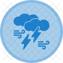 Thundercloud Storm Cloud Cumulonimbus Icono