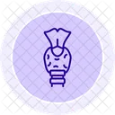 Thyroid Line Icon Icon