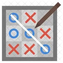 Tic Tac Toe Gaming Crosses Icône