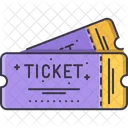 Ticket Film Cinema Icon